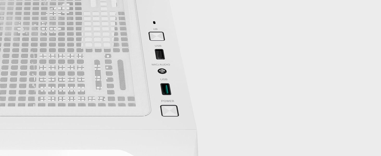 DeepCool CC560 WH V2 Mid-Tower ATX PC Case